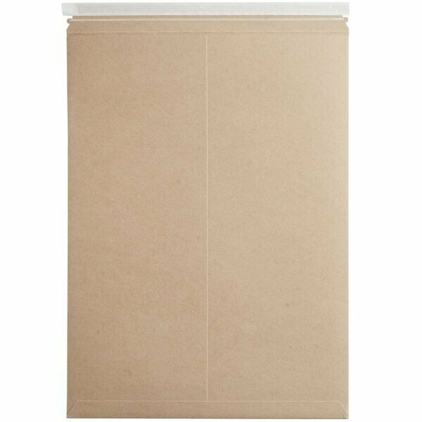 Lavex Stayflats Kraft Self-Sealing Rigid Mailer #12, 50PK 442SF12PSK